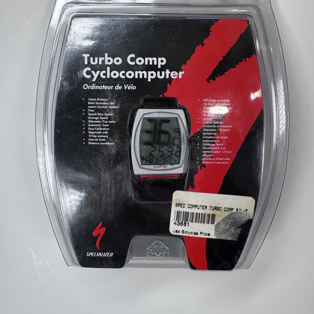 SPECIALIZED Turbo Comp Cyclocomputer NEW in Box Road Biking Cycling Riding Data